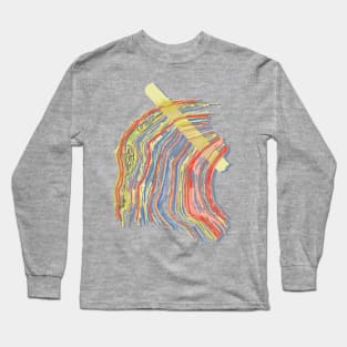 Mountain Rainbow - Bold Colors Long Sleeve T-Shirt